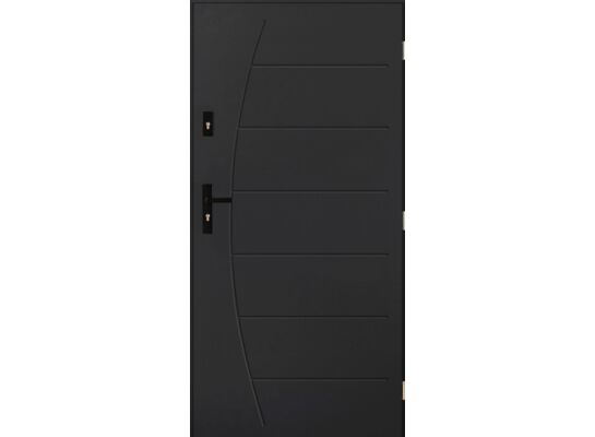 Drzwi zewnętrzne NEPTUN antracyt 80 prawe