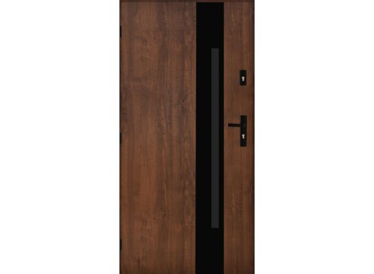 Drzwi zewnętrzne ANTILA Orzech 100 lewe