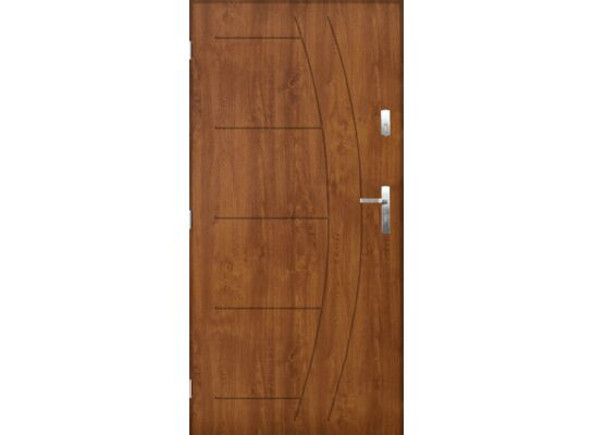 Drzwi zewnętrzne EFEZ Złoty dąb 80 lewe