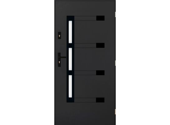 Drzwi zewnętrzne ERIS antracyt 90 prawe