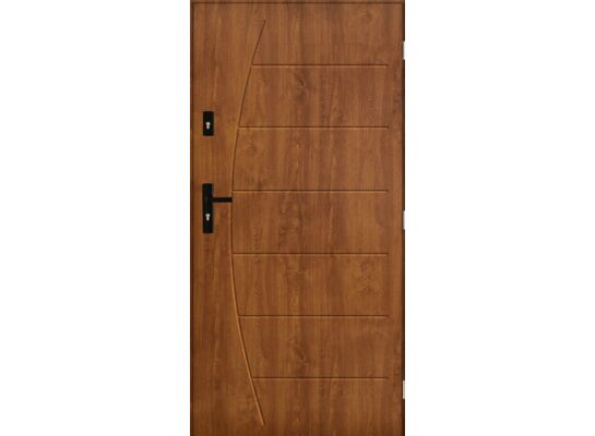 Drzwi zewnętrzne NEPTUN Złoty dąb 80 prawe