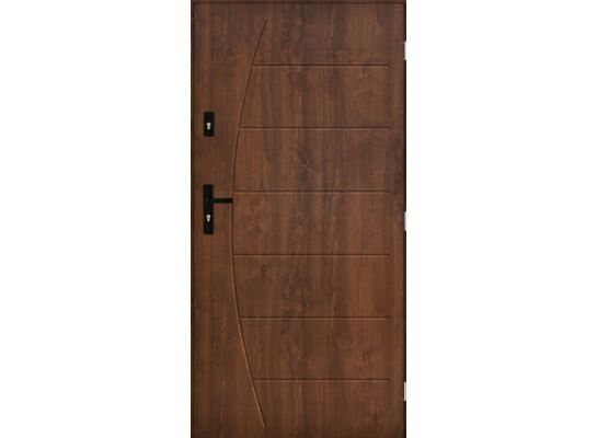 Drzwi zewnętrzne NEPTUN Orzech 80 prawe