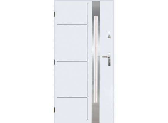 Drzwi zewnętrzne MITIKAS białe 80 lewe