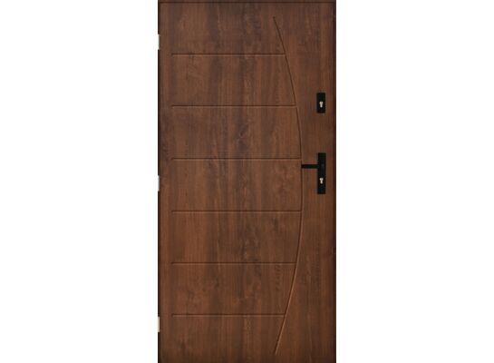 Drzwi zewnętrzne NEPTUN Orzech 90 lewe