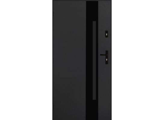 Drzwi zewnętrzne ANTILA antracyt 100 lewe