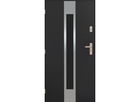 Drzwi zewnętrzne HEMERA antracyt 90 lewe