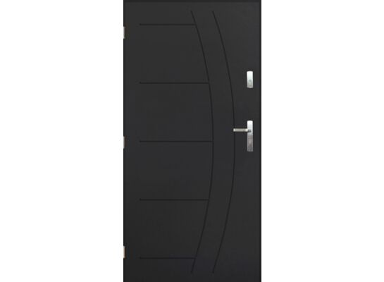 Drzwi zewnętrzne EFEZ antracyt 90 lewe
