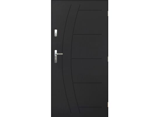 Drzwi zewnętrzne EFEZ antracyt 80 prawe