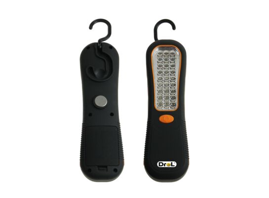 Lampka przenośna pilotowa LED z 27 diodami Drel