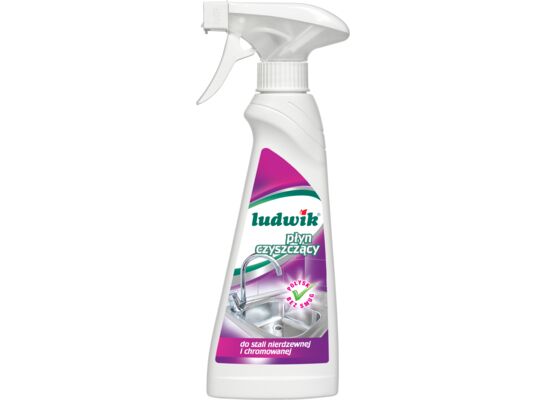Płyn czyszczący do stali nierdzewnej i chromowanej 250 ml Ludwik