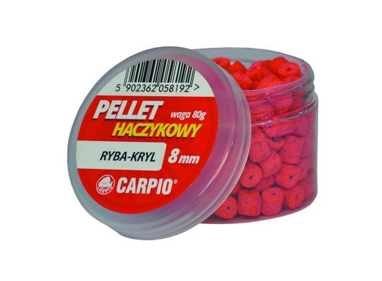 Pellet haczykowy 8 mm ryba-kryl smooke 80 g