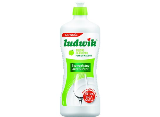 Płyn do mycia naczyń zielone jabłuszko 900 g Ludwik