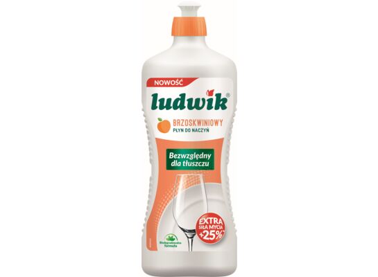 Płyn do mycia naczyń brzoskwiniowy 900 g Ludwik