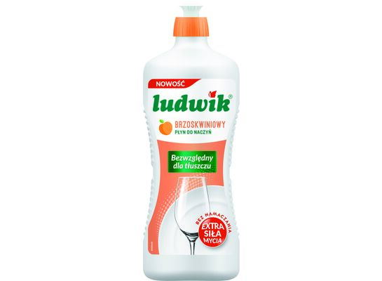 Płyn do mycia naczyń brzoskwiniowy 900 g Ludwik