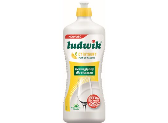 Płyn do mycia naczyń cytrynowy 900 g Ludwik