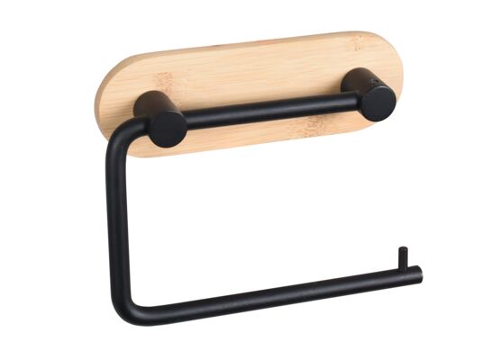 Uchwyt na papier toaletowy czarny 10,8 cm Bisk