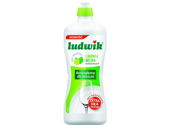 Płyn do mycia naczyń "Duet Świeżości" limonka z melisą 900 g Ludwik