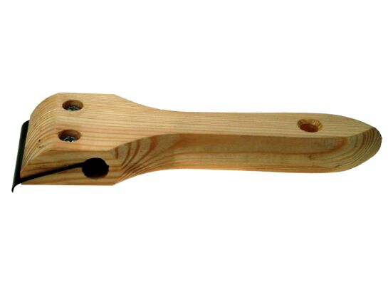 Cyklina z drewnianą rączką 60 mm