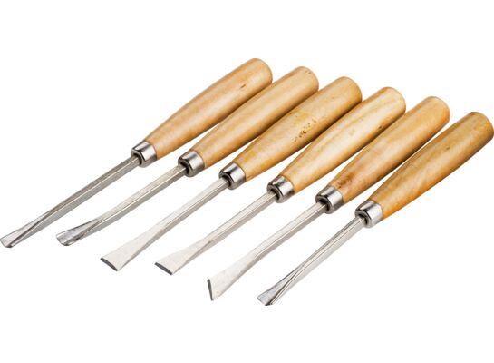 Dłuto do drewna rzeźbiarskie zestaw 6 sztuk Condor