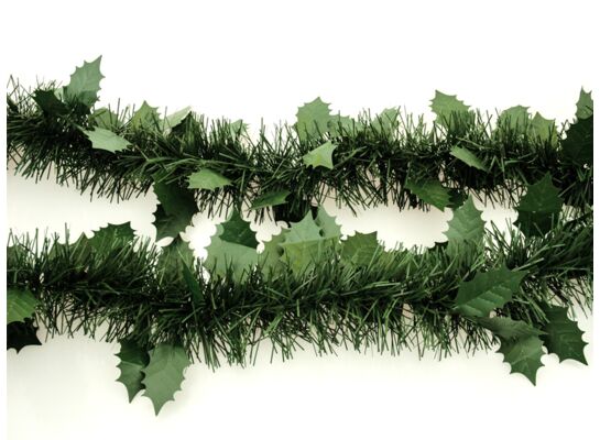 Łańcuch choinkowy 12 cm x 2 m  zielony