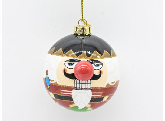 Bombka plastik 8,7 x 7,3 x 7,3 cm mix kolorów