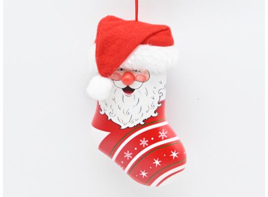 Skarpeta zawieszka led 12,5 x 4 cm czerwona