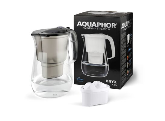 Dzbanek 4,2L Onyx Z Wkładem B100-25 Czarny Aquaphor