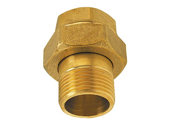 Śrubunek mosiężny 1" prosty