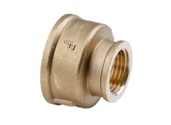 Mufa redukcyjna mosiężna 1/2" x 3/8" żółta