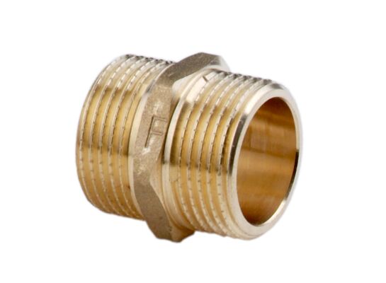 Nypel mosiężny 3/8" żółty