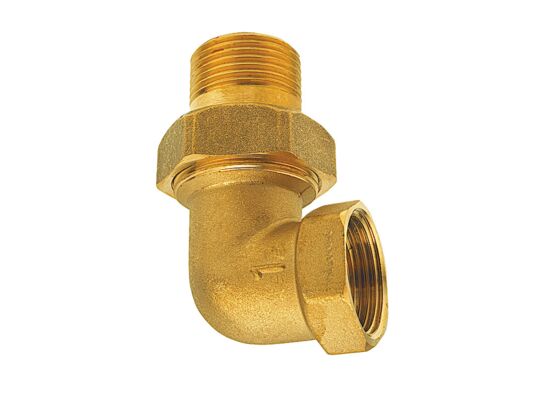 Śrubunek mosiężny 3/4"" kątowy