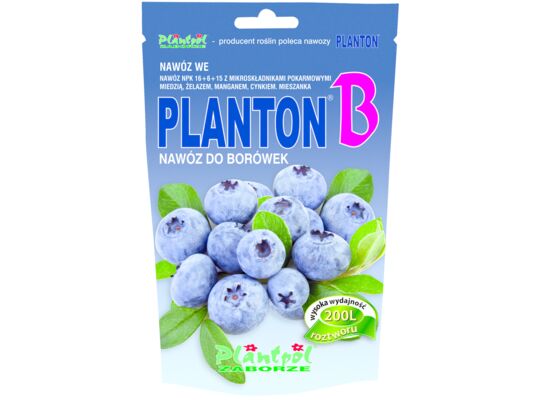 Nawóz rozpuszczalny Planton B do borówek 200 g