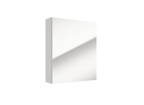 Szafka lustrzana łazienkowa 50 x 60 cm biała Deftrans