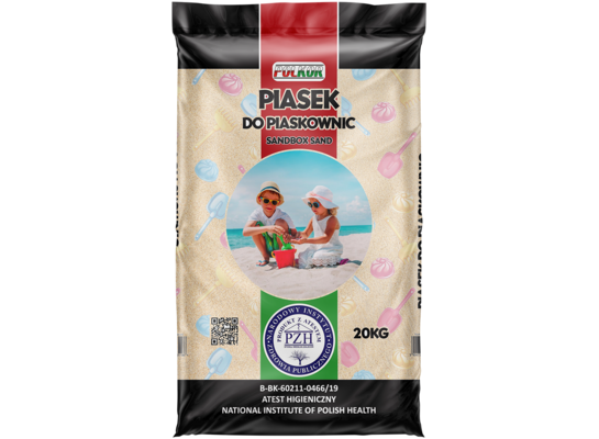 Piasek do piaskownic 20 kg