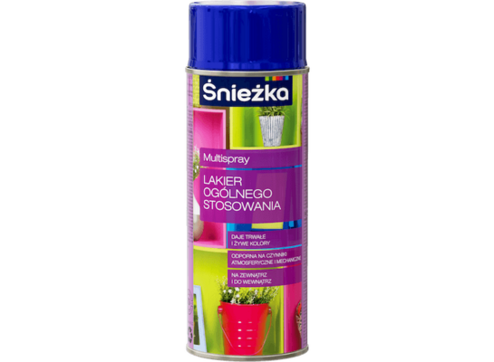 Multispray Lakier Ogólnego Stosowania połysk 400 ml granatowy Śnieżka