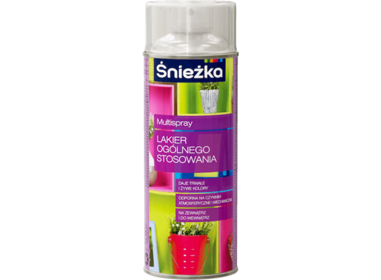 Multispray Lakier Ogólnego Stosowania połysk 400 ml bezbarwny