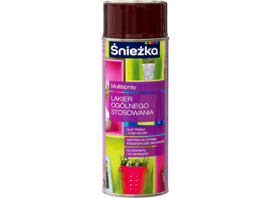 Multispray Lakier Ogólnego Stosowania połysk 400 ml bordowy