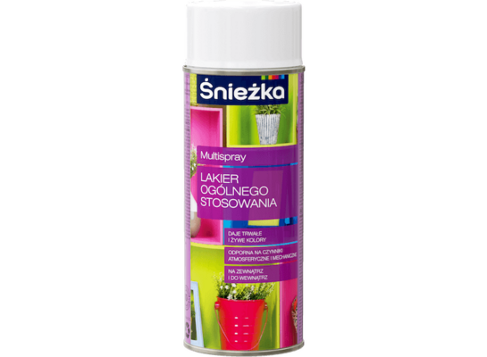 Multispray Lakier Ogólnego Stosowania mat 400 ml biały