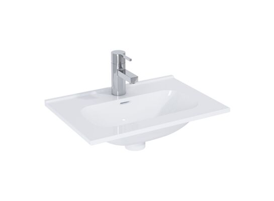 Umywalka naszafkowa 50 cm Ameland biała Elita