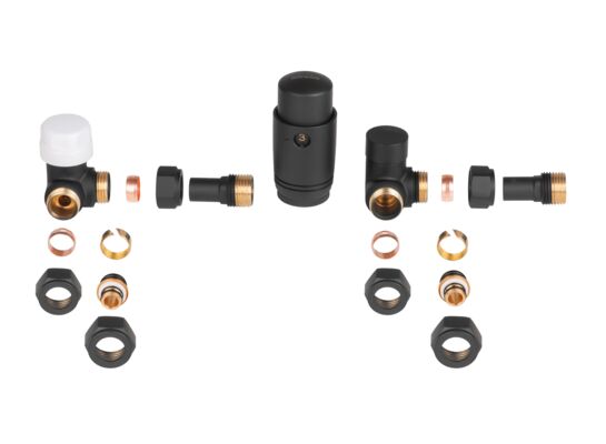 Zestaw termostatyczny CD-25-C15-S czarny Invena