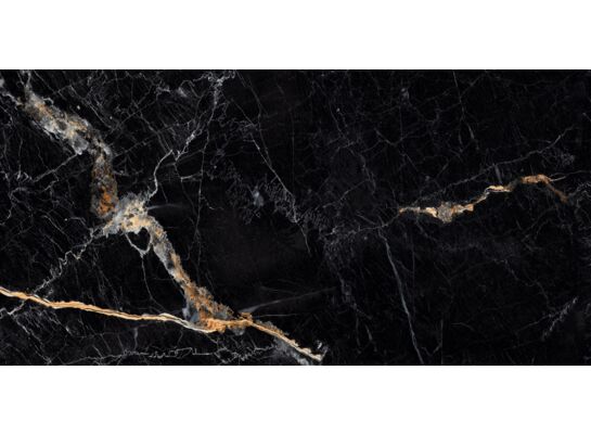 Gres szkliwiony Cosmic czarny 60 x 120 cm EGEN