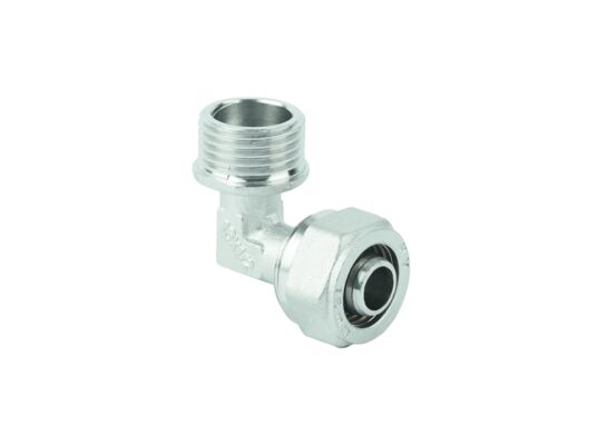 Kolano Pex skręcane 20 x 1/2 gwint zewnętrzny