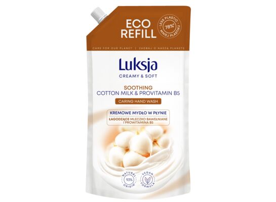 Mydło w płynie Cotton zapas 900 ml Luksja