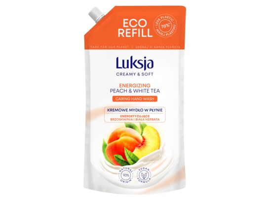 Mydło w płynie Peach zapas 900 ml Luksja