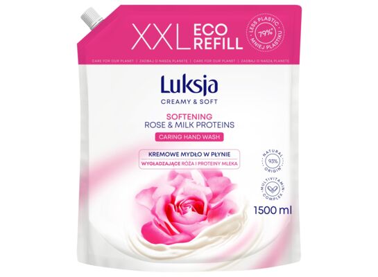Mydło w płynie Rose zapas 1500 ml  Luksja