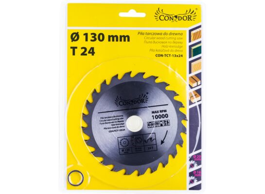 Piła tarczowa do drewna 130 mm x 24 T Condor