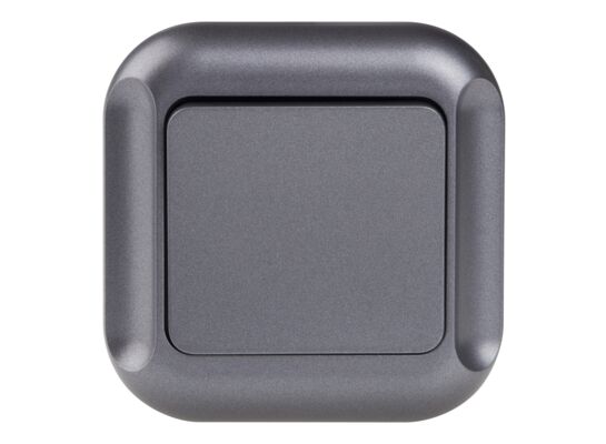 Włącznik pojedynczy 10 A, 250 V, TOPAZ antracyt