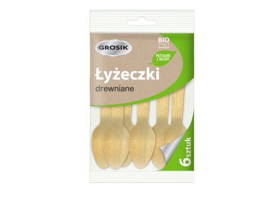 Łyżeczki eko 6 sztuk GROSIK