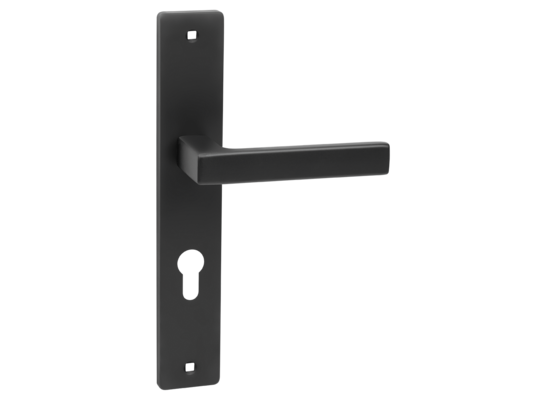 Klamka Rando na szyldzie długim KRA_912A czarna Kuchinox