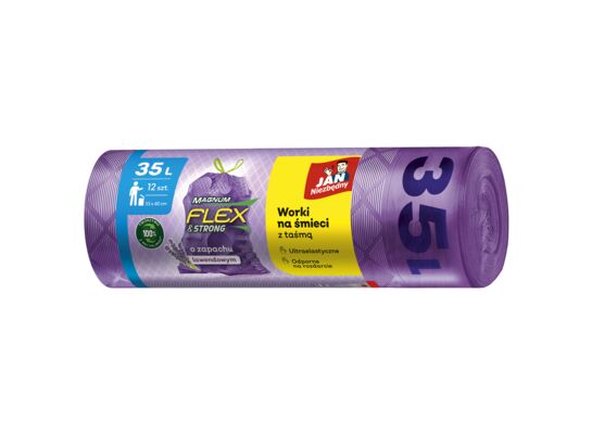Worki LD Magnum Flex lawenda 35 l 12 sztuk Jan Niezbędny
